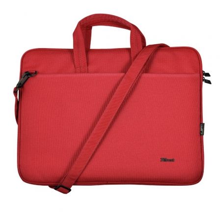 Maletín Trust Bologna para Portátiles hasta 16"/ Rojo